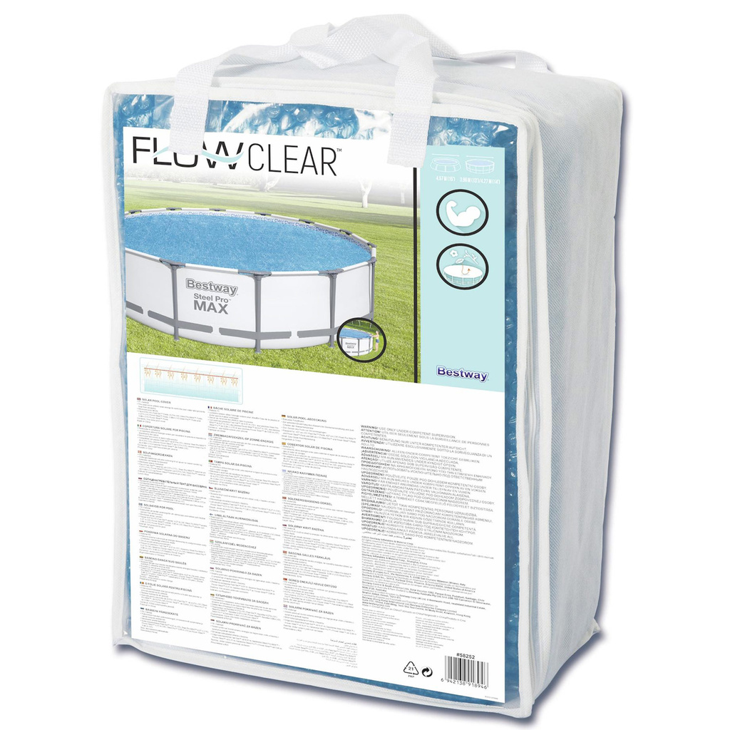 Flowclear Solar Pool Cover 4,17m