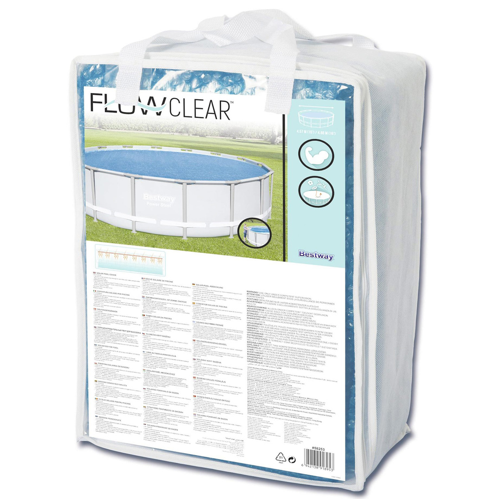 Flowclear Solar Pool Cover 4,62m