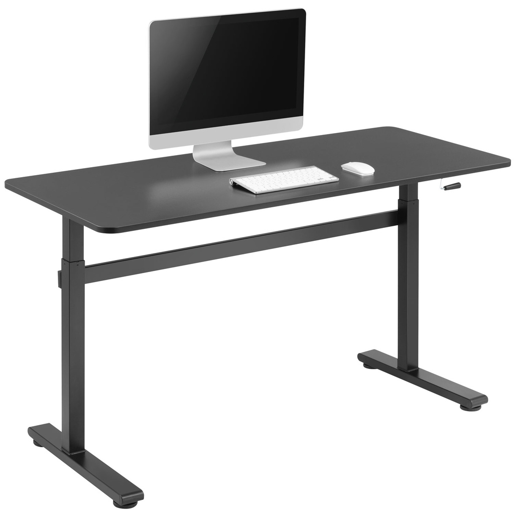 Höj-/sänkbart skrivbord Manuellt 140x60cm Sv