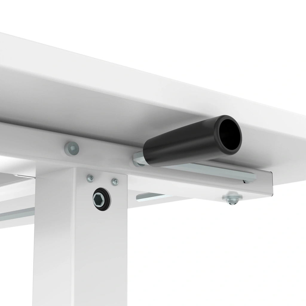 Höj-/sänkbart skrivbord Manuellt 140x60cm Vit