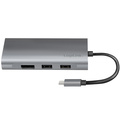 USB-C-dockningsstation 8-i-1 HDMI/DP/RJ45/USB/USB-C 100W