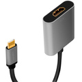USB-C -> HDMI-adapter 4K/60Hz Aluminium 15cm