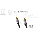 USB-C till USB-C Kabel 100W 480 Mbps 1,5m Aluminium