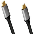 USB-C-kabel USB 3.2 Gen2 PD 3.0 100W 10Gbps 4K/60Hz Alu 1m