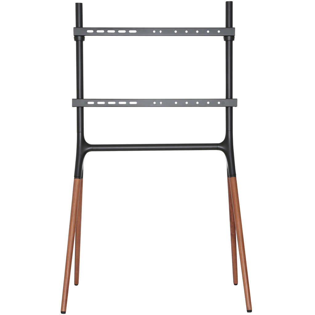 Golvstativ till TV 49-70" Svart/Valnöt