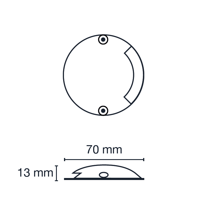 Zenit Vägg-/terrassarmatur Svart