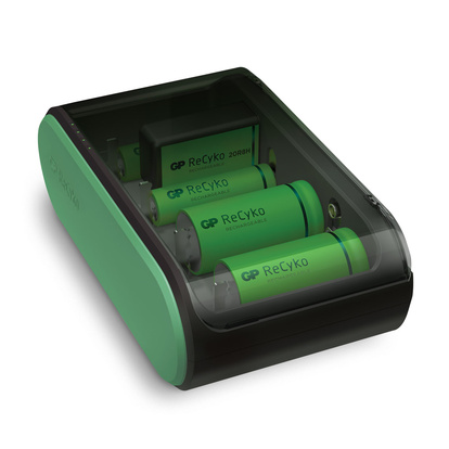 ReCyko Batteriladdare Uni USB AA/AAA/C/D/9V