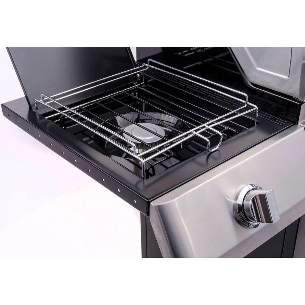 Stekplatta i gjutjärn inkl stativ