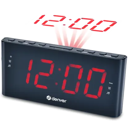 Klockradio Projektion Dubbla alarm CPR-710