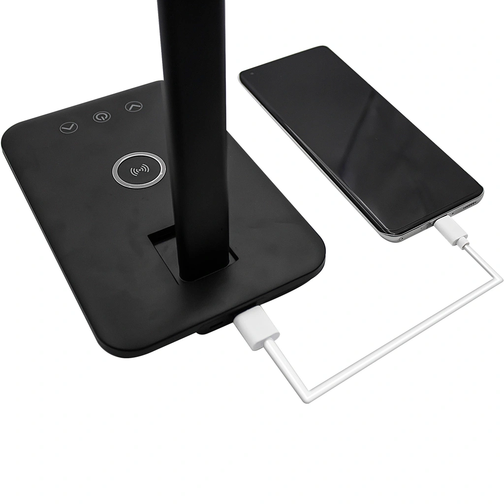 Skrivbordslampa QI-laddning LQI-105