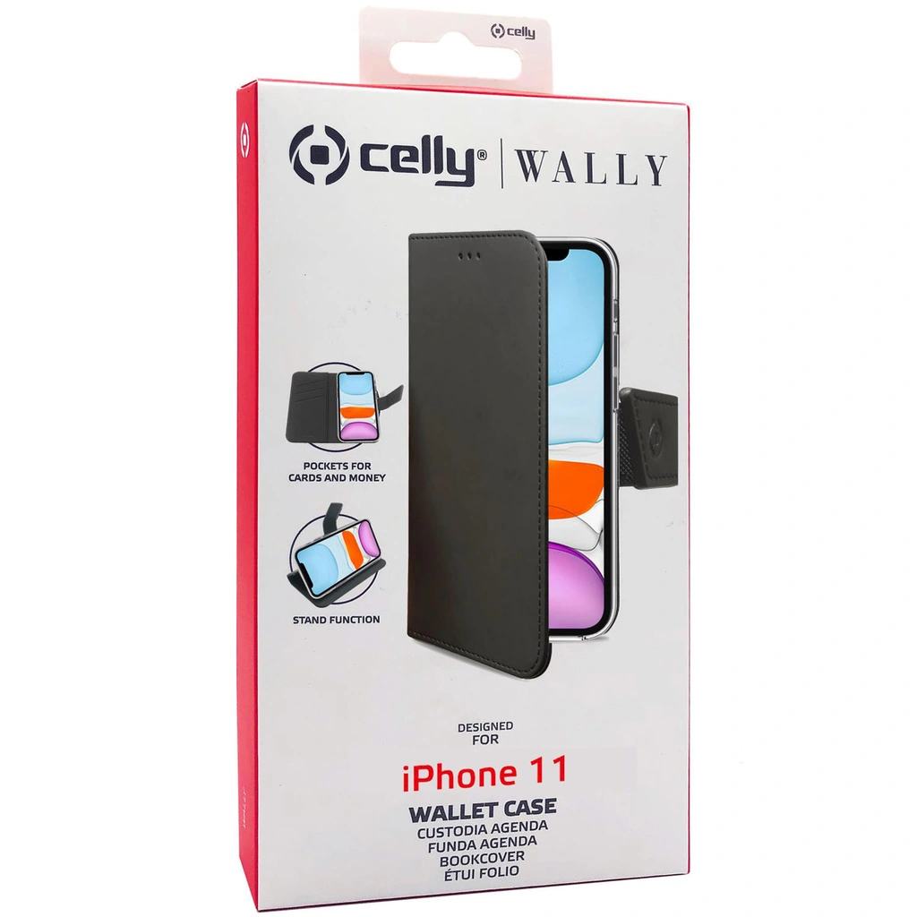 Wallet Case iPhone 11 Svart
