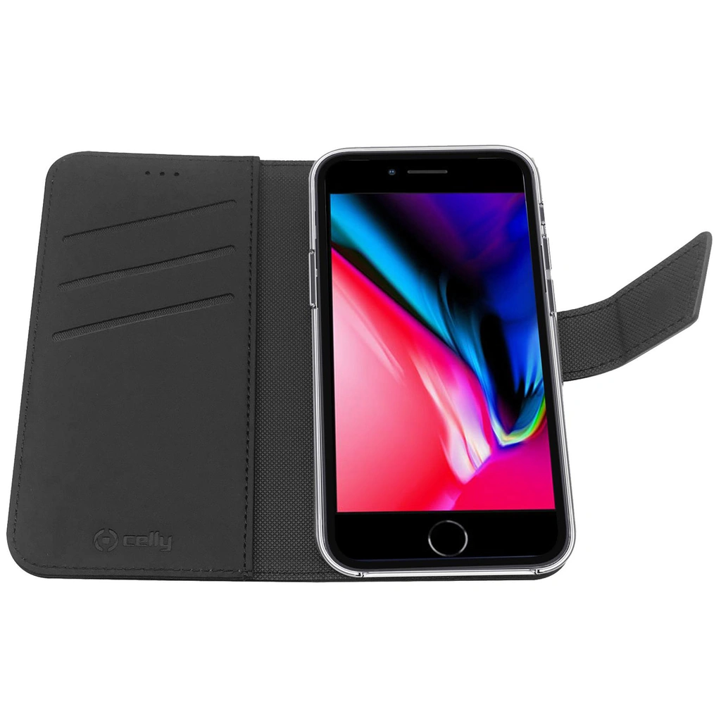 Wallet Case iPhone 7/8/SE 2020/SE 2022 Svart