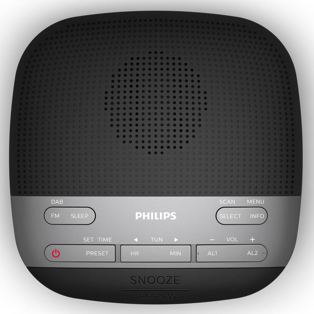 Klockradio DAB+/FM Dubbla alarm TAR3505/12 Svart