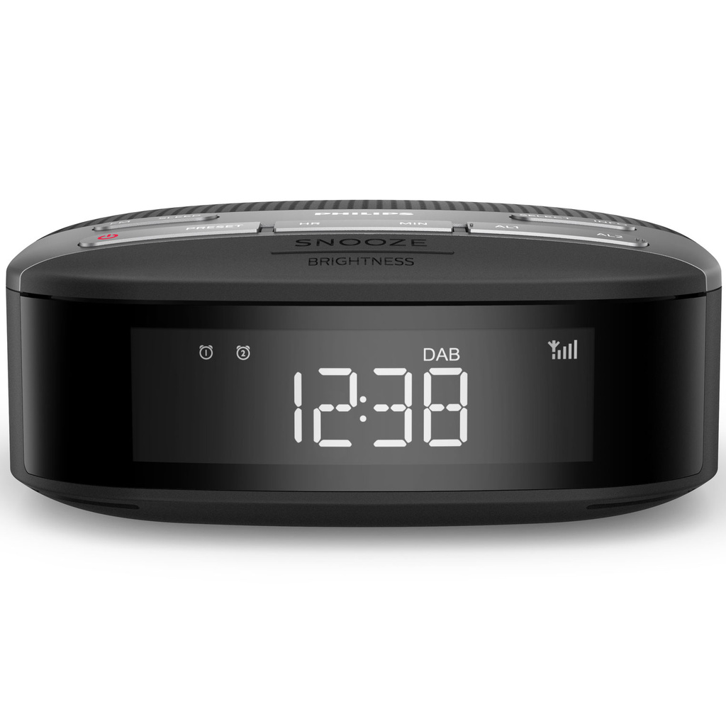 Klockradio DAB+/FM Dubbla alarm TAR3505/12 Svart