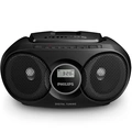 Boombox CD Radio AZ215B/12 Svart