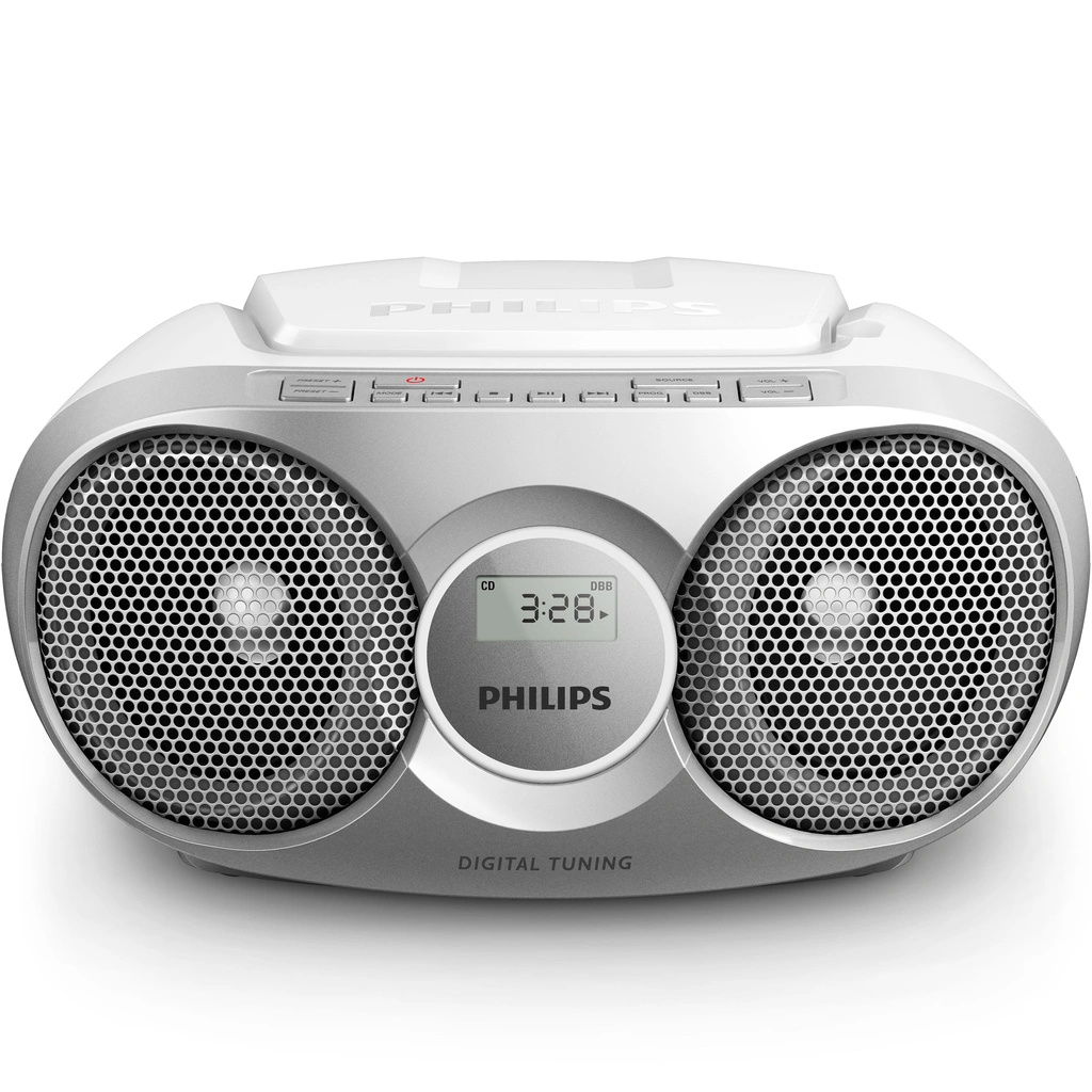 Boombox CD Radio AZ215S/12 Silver