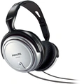 Hörlurar Over-Ear TV/Stereo Lång kabel volymkontroll SHP2500/12 Grå/Svart