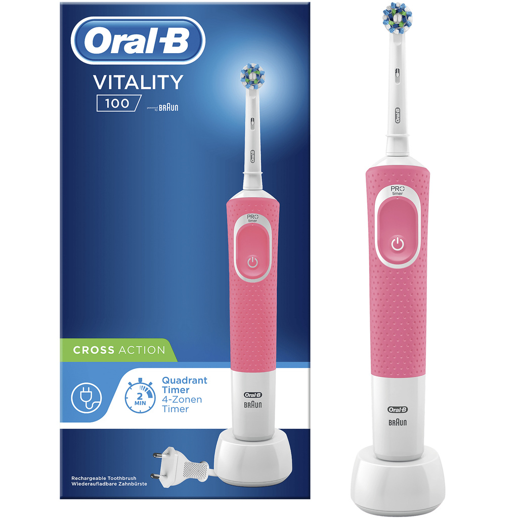 Eltandborste Vitality 100 Pink CA HB