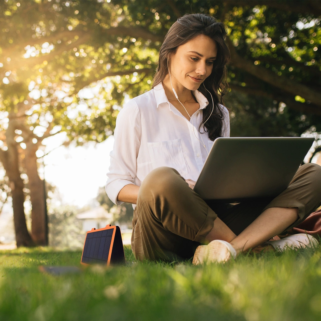 Portabel solcellsladdare 10W IP67