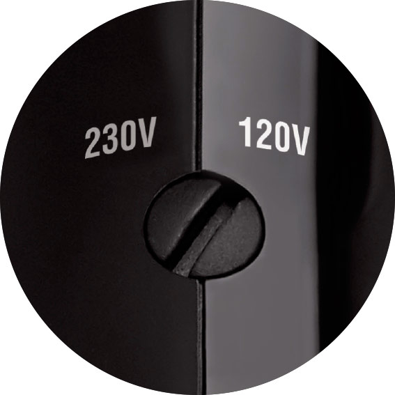 Resehårfön 120-230V RVDR5305