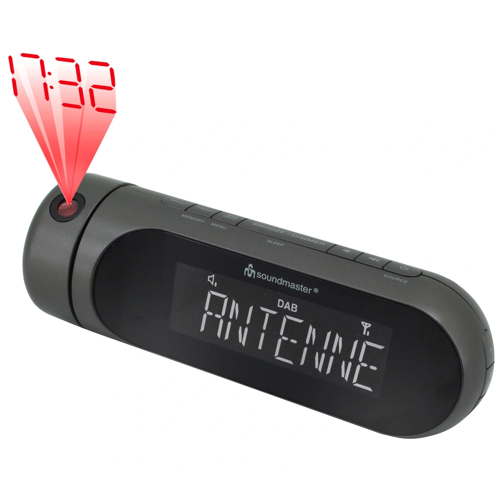 Klockradio Projektion DAB+/FM-RDS UR6700AN Svart