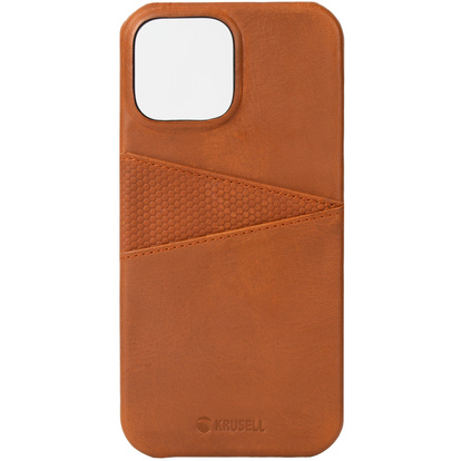 Leather CardCover iPhone 13 Pro Max Cognac