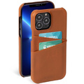 Leather CardCover iPhone 13 Pro Max Cognac