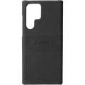Leather Cover Galaxy S22 Ultra Svart