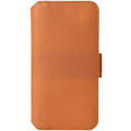 Leather Phone Wallet Galaxy S22+ Cognac