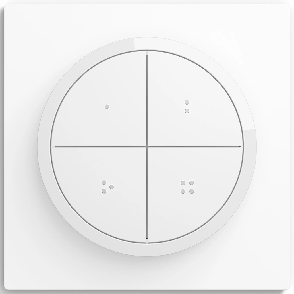 Tap Dial Switch Fjärrkontroll/Vriddimmer Vit