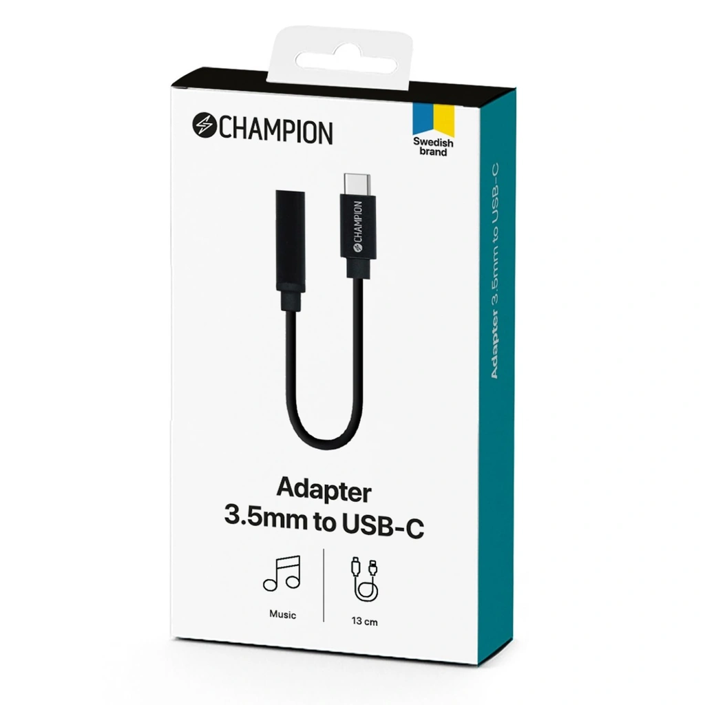 Adapter USB-C till 3,5mm DAC Svart