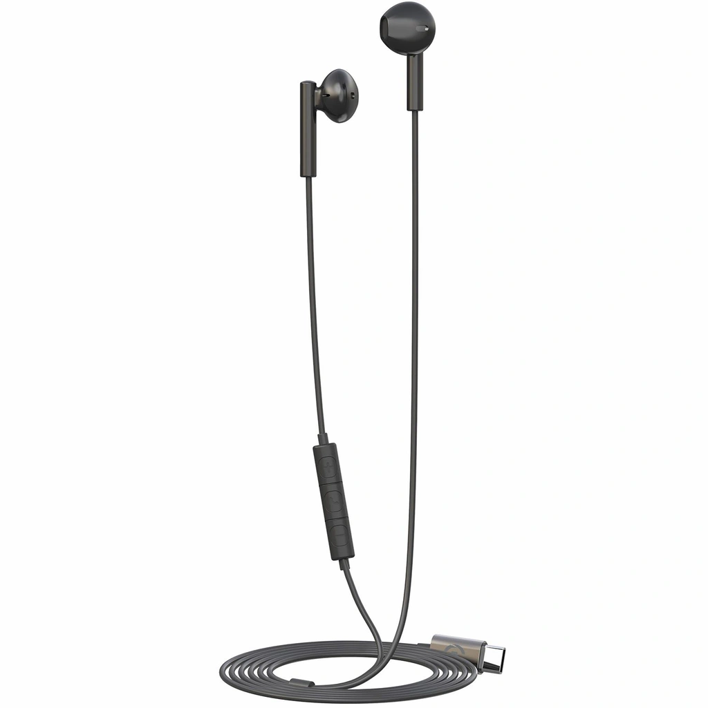 Hörlurar Earpods Kabel USB-C UP1100 Svart