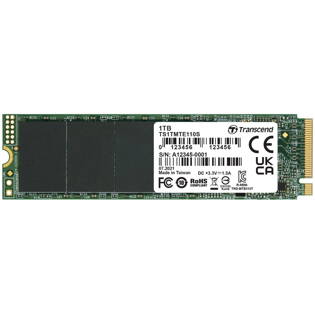 PCIe M.2 SSD Gen3 x4 NVMe 1TB (R1700/W1400)