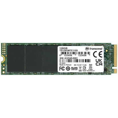 PCIe M.2 SSD Gen3 x4 NVMe 128Gb (R1500/W550)