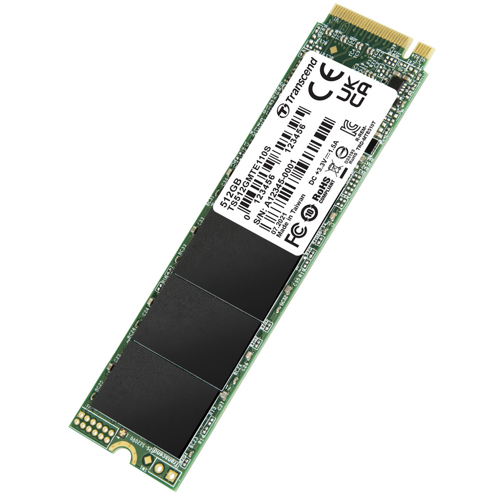 PCIe M.2 SSD Gen3 x4 NVMe 512Gb (R1700/W1400)