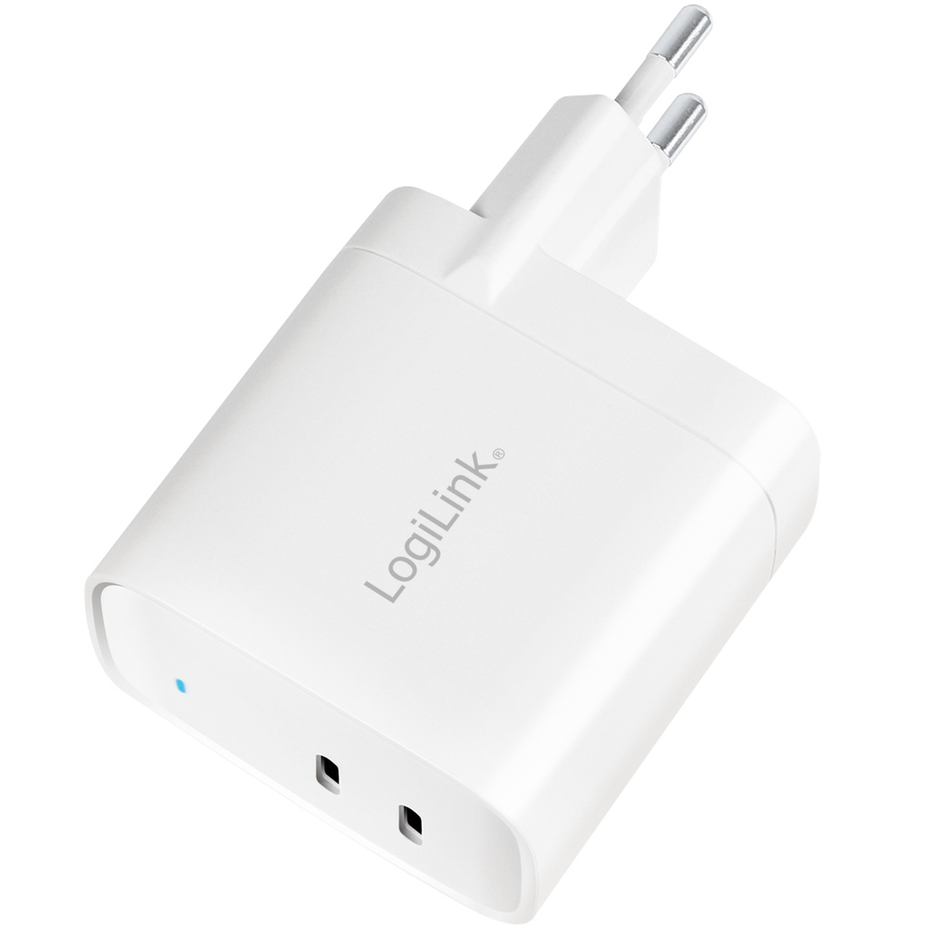 USB-laddare 2 x USB-C PD 40W GaN
