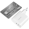 USB-laddare 2 x USB-C PD 40W GaN