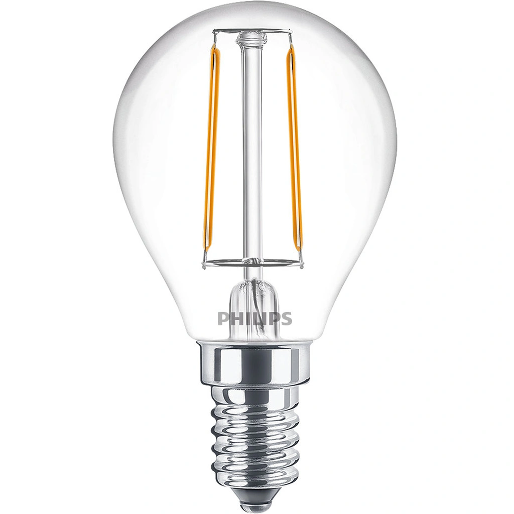 2-pack LED E14 Klot 2W (25W) Klar 250lm