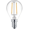 2-pack LED E14 Klot 2W (25W) Klar 250lm