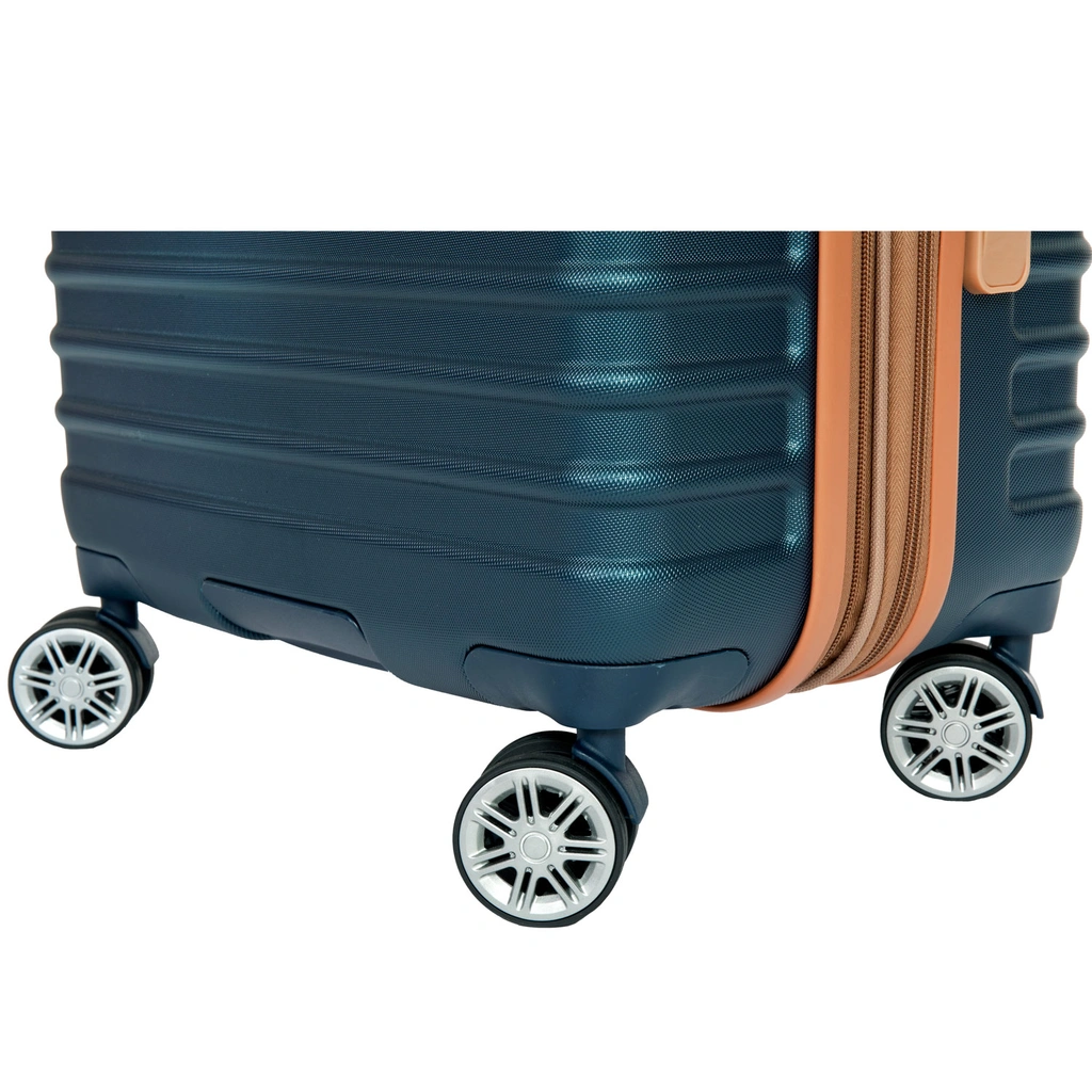 Resväska Pasadena Medium Dark Blue/Tan