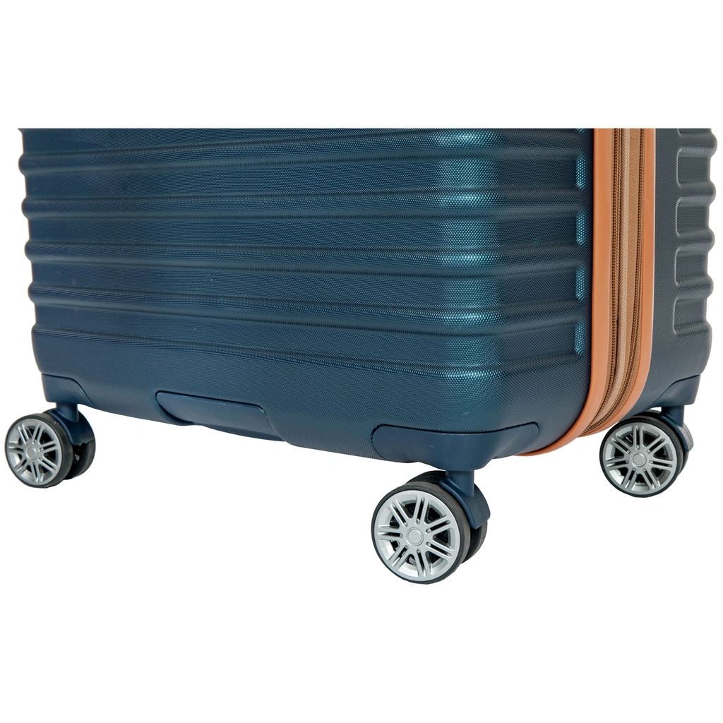 Resväska Pasadena Large Dark Blue/Tan