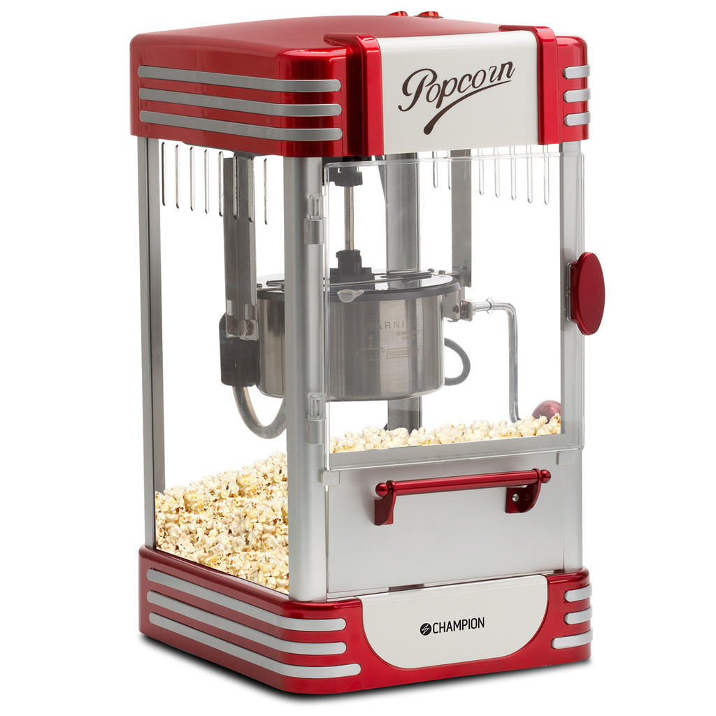 Popcorn Machine Retro XL PCM406 Red Metallic