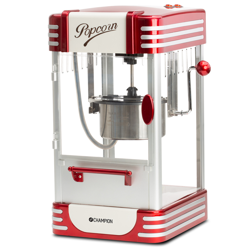 Popcorn Machine Retro XL PCM406 Red Metallic