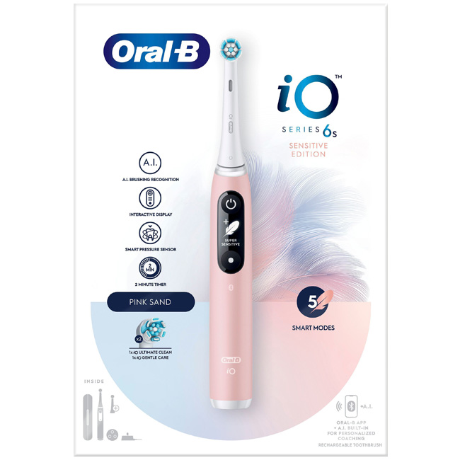 Eltandborste iO6 Series M6 Pink
