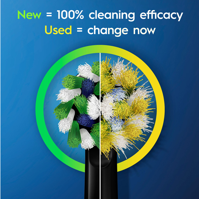 Eltandborste Vitality Pro Black Extra Refill