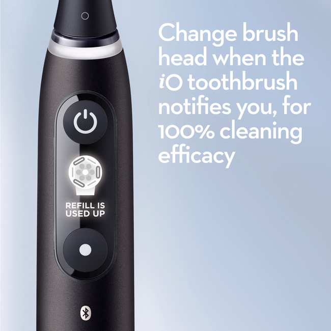 Eltandborste iO6 Series M6 Black/Light Rose