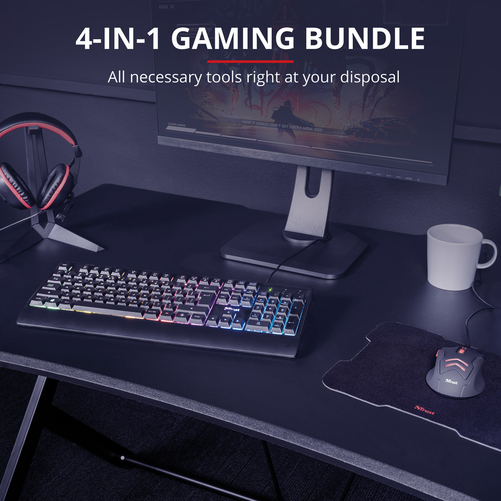 Ziva 4-in-1 Gaming bundle (RGB keyboard version)
