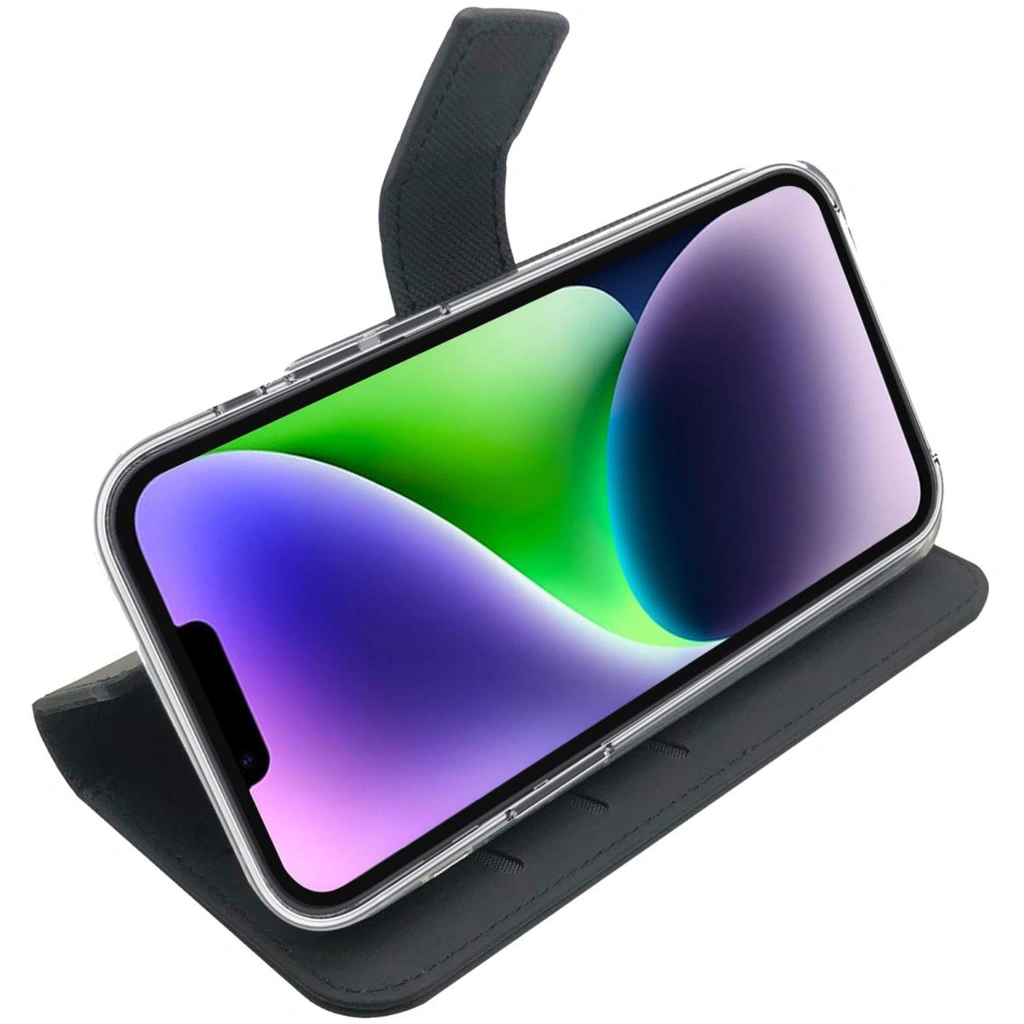 Wallet Case iPhone 14 Plus Svart