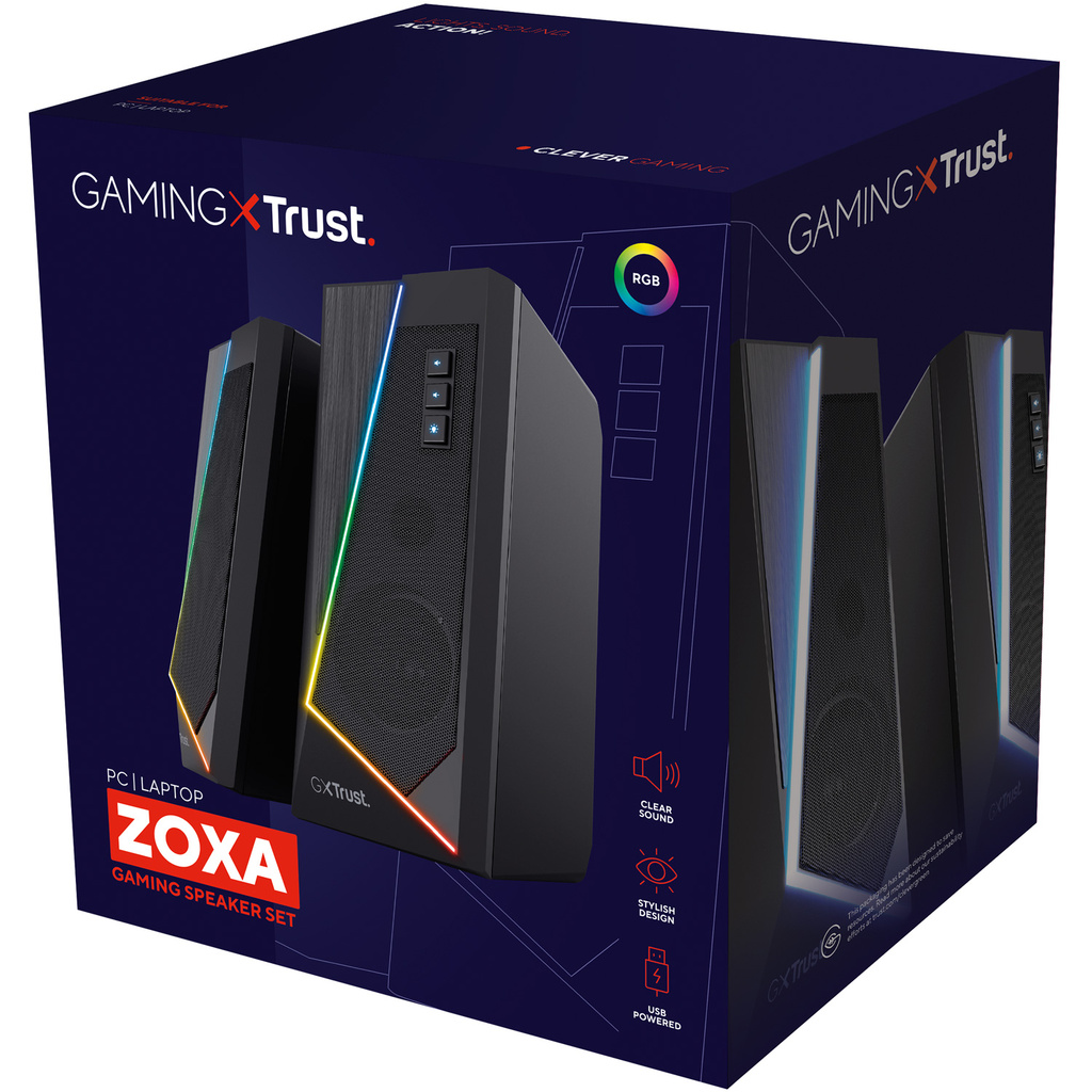 GXT 609 Zoxa RGB Gaming speakers 12W