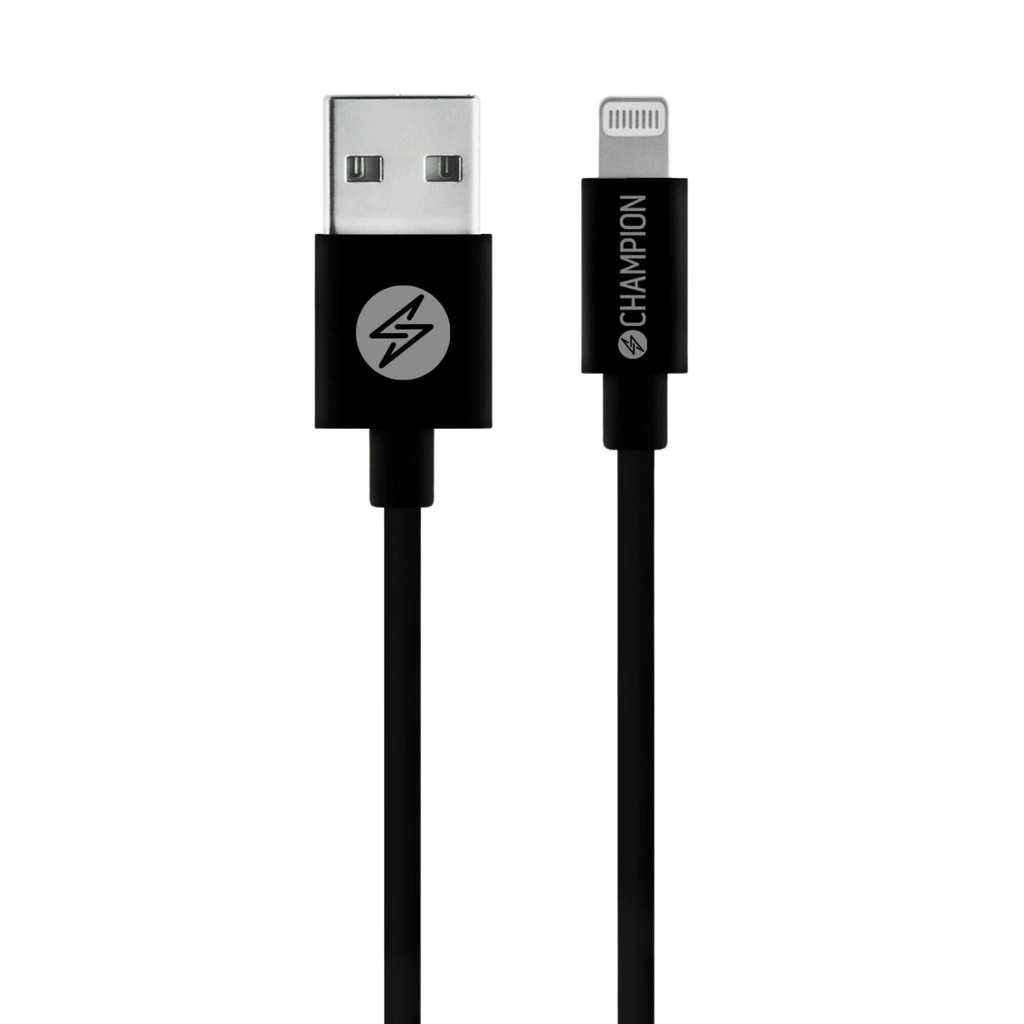 USB-A till Lightning Kabel 1m Svart